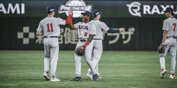 世界12強棒球賽美國險勝 助中華隊晉級冠軍戰