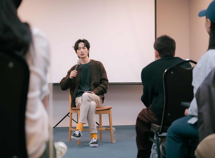 金鐘視帝黃河在「台語台表演班」高雄班分享緊張心魔+片場生存術(公視台語台提供)