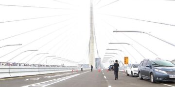 淡江大橋機車道符合規範　公路局：已完備事故救援機制