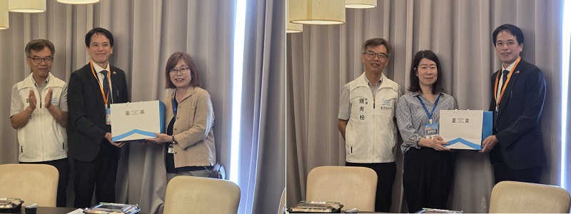 邀請日本防災教育學會教授,分享如何將防災理念融入跨領域教學。(圖/台東縣政府提供)