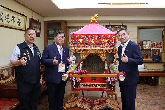苗栗縣府表示,白沙屯媽祖進香已有超過200年歷史,是台灣重要民俗盛事之一。(苗栗縣政府提供)
