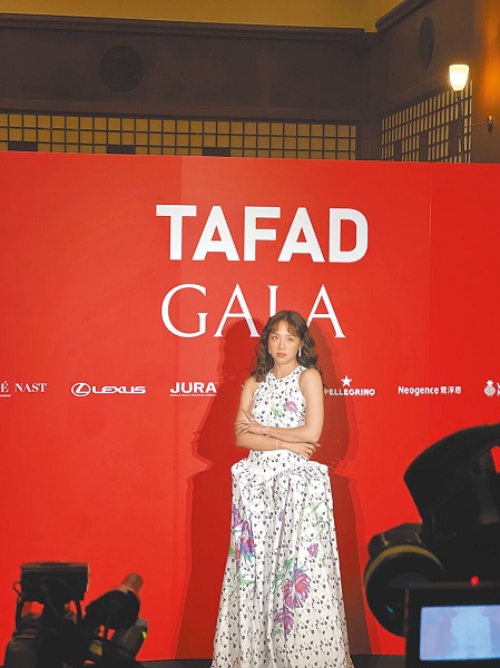 鬼鬼吳映潔出席2025 TAFAD GALA,獲頒年度風格女明星獎。(林欣儀攝)