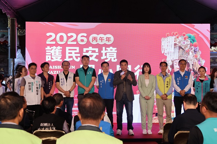 苗栗縣長鍾東錦指出,白沙屯媽祖進香已成為台灣重要宗教文化象徵,今年參與人數再創新高。(苗栗縣政府提供)