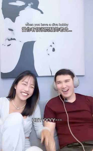 蔡佩軒近期在IG上分享與老公的甜蜜日常。(截圖蔡佩軒IG)